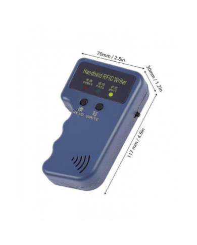 Handheld 125khz Rfid Reader Writer Duplicator Copier, mise à niveau ID Card Cloner Programmer, avec 10pcs