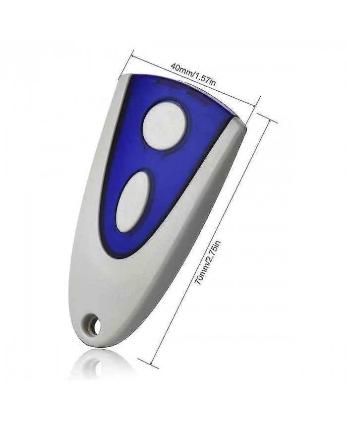 Télécommande d’ouvre-porte de garage pour Novoferm Novotron 502 Max43-2 Novotron 512 Mix43-2 433.92mhz Pack De 2