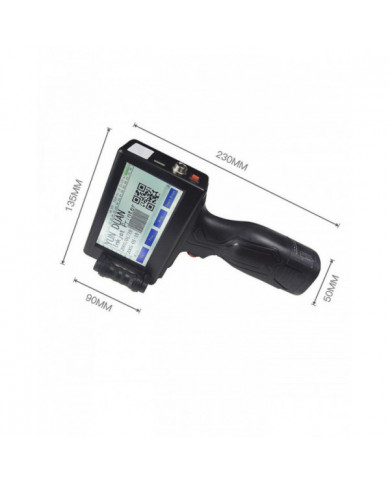 Imprimante à jet d’encre portable Date Logo Codeur laser Étiquette Qr Barcode Écran tactile