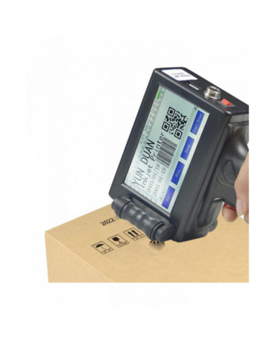 Imprimante à jet d’encre portable Date Logo Codeur laser Étiquette Qr Barcode Écran tactile
