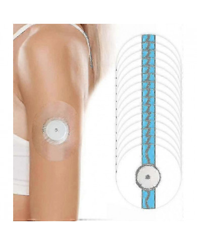 10-50pack de couvercles de capteur pour Libre 3, patchs adhésifs freestyle imperméables, transparents