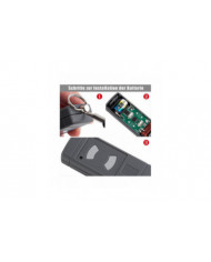 Paquet de 2 émetteurs manuels de porte de garage pour HSE2-40, HS4-40, HSM4-40, 40,685 MHz