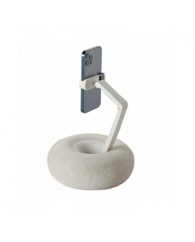 Support de téléphone en peluche à angle de téléphone réglable - Support portable pour canapé-lit de bureau