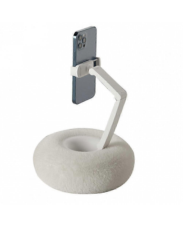 Support de téléphone en peluche à angle de téléphone réglable - Support portable pour canapé-lit de bureau