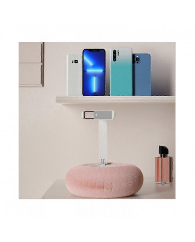 Support de téléphone en peluche à angle de téléphone réglable - Support portable pour canapé-lit de bureau