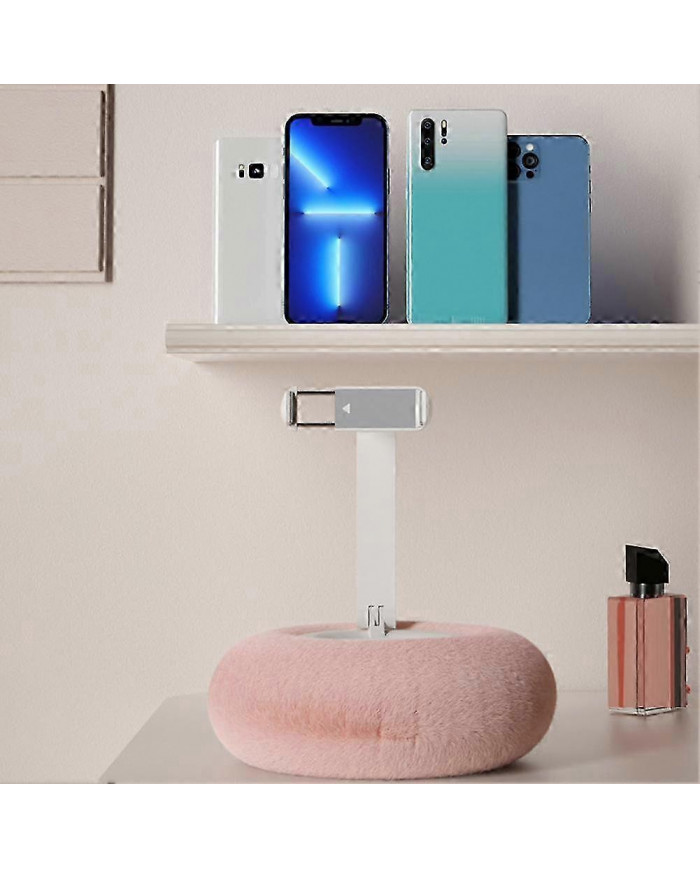 Support de téléphone en peluche à angle de téléphone réglable - Support portable pour canapé-lit de bureau
