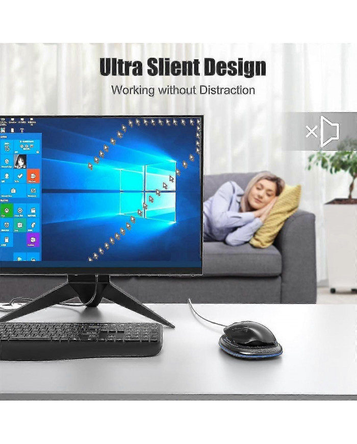 Mouse Mover indétectable avec minuterie, Silent Mouse Jiggler avec interrupteur ON/Off, Mouse Wiggler to Keep-hao