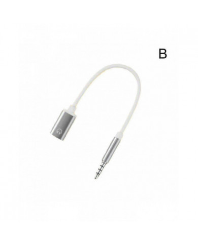 3.5mm Mâle Vers Type-c Femelle Convertisseur De Casque Plat À Rond Analogique Tour