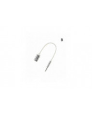 3.5mm Mâle Vers Type-c Femelle Convertisseur De Casque Plat À Rond Analogique Tour