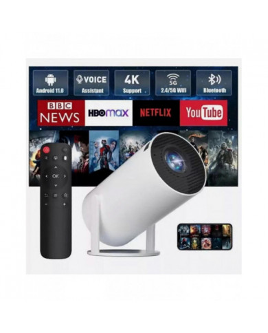 Projecteur 5g 4k Smart Hd Led Wifi Bluetooth hdmi. Usb Android Office Home Cinéma, 50% Offre zxin