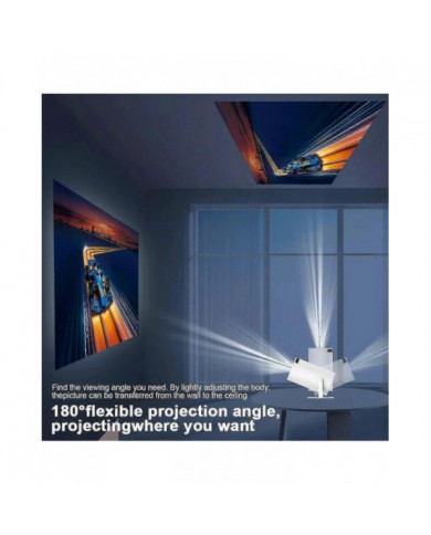 Projecteur 5g 4k Smart Hd Led Wifi Bluetooth hdmi. Usb Android Office Home Cinéma, 50% Offre zxin