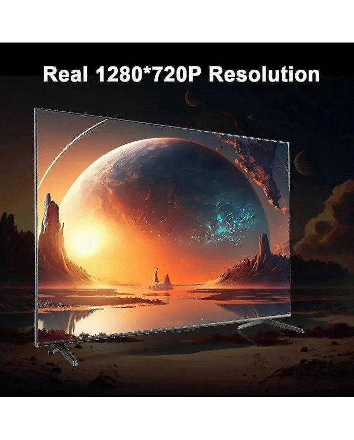 Projecteur 5g 4k Smart Hd Led Wifi Bluetooth hdmi. Usb Android Office Home Cinéma, 50% Offre zxin