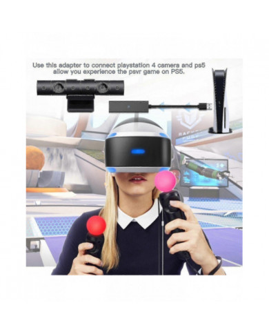 Adaptateur de caméra pour Psvr / ps5, câble convertisseur Ps Vr compatible avec 5 consoles, accessoires de jeu Usb [...]