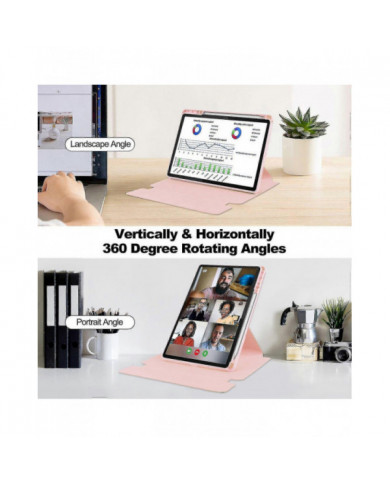 Pour Lenovo Tab M11 (xiaoxin Pad 11 2024) Étui U + acrylique Tablet Stand Cover avec clavier Bluetooth