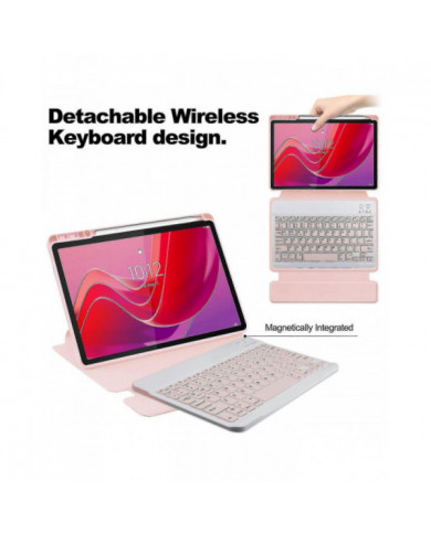 Pour Lenovo Tab M11 (xiaoxin Pad 11 2024) Étui U + acrylique Tablet Stand Cover avec clavier Bluetooth