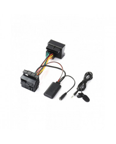 Audio Aux Câble Adaptateur Bluetooth 5.0 + Microphone externe pour Opel Cd30 Cdc40 Cd70 Dvd90 pour Opel