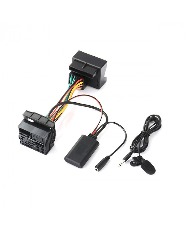 Audio Aux Câble Adaptateur Bluetooth 5.0 + Microphone externe pour Opel Cd30 Cdc40 Cd70 Dvd90 pour Opel