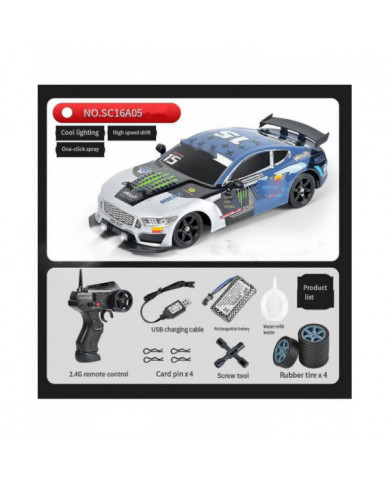 Ae86 1/16 Rc Drift Car haute vitesse télécommande Drift Car pour enfants et adultes, 100% neuf