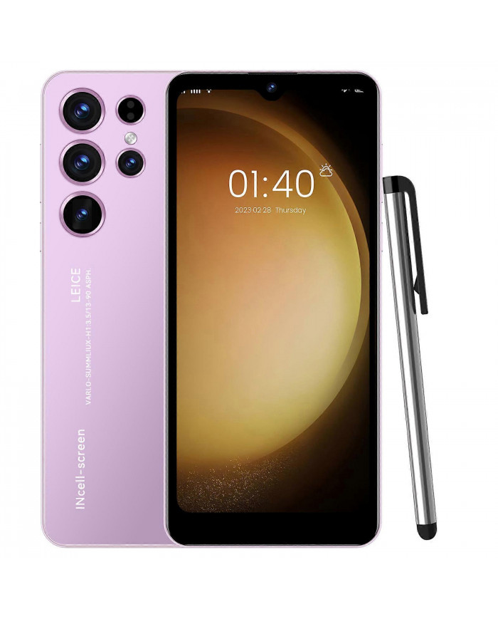 S23 Ultra Android Smartphone 6,1 pouces HD Double emplacement pour carte de secours 1+16G Mémoire Support [...]