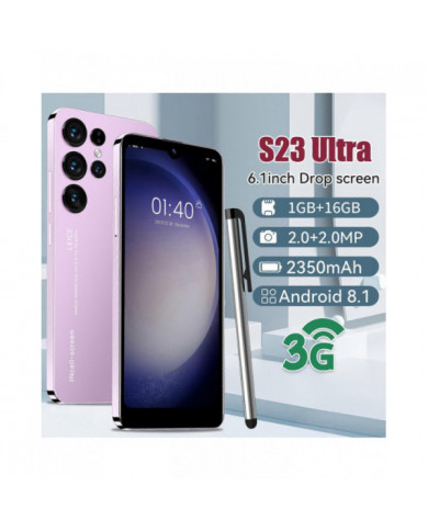 S23 Ultra Android Smartphone 6,1 pouces HD Double emplacement pour carte de secours 1+16G Mémoire Support [...]