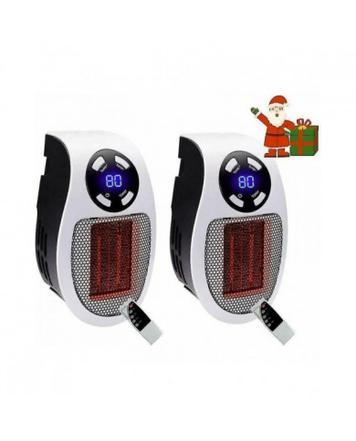 2pices 500 watts chauffage soufflant ceramique mini chauffage soufflant chauffage dappoint conomique portable [...]