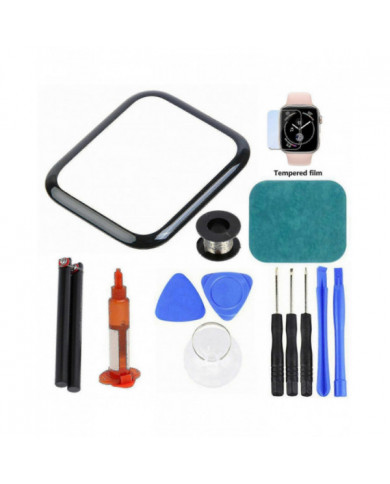 Kit de réparation d’écran de remplacement de lentille en verre avant pour Apple Watch série 2/3/4/5/6