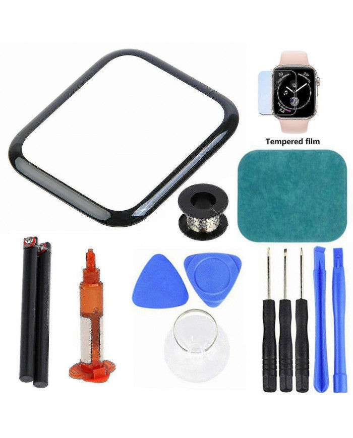Kit de réparation d’écran de remplacement de lentille en verre avant pour Apple Watch série 2/3/4/5/6