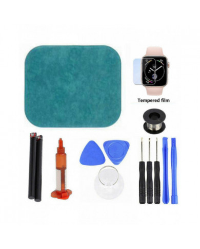 Kit de réparation d’écran de remplacement de lentille en verre avant pour Apple Watch série 2/3/4/5/6