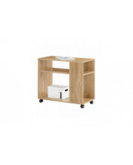 SoBuy Table de nuit avec étagères de rangement, FBT34-N