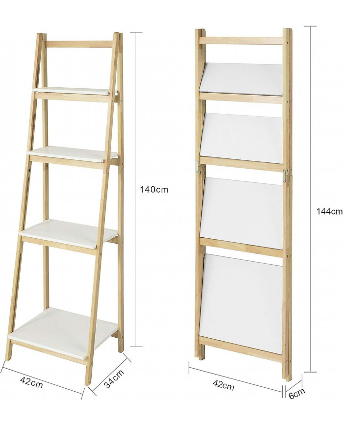 SoBuy 4 volets pliants stockage Rack présentoir, FRG162-N