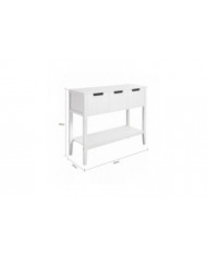 SoBuy Console Table Hall Table Table d’appoint Table d’extrémité Table de salon, FSB51-W