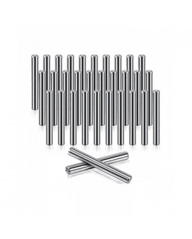 32 pièces 5 mm x 40 mm supports d’étagère chevilles étagères goujons goupilles en acier inoxydable étagère [...]