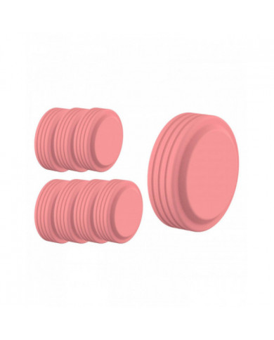 8pcs Wheels Protector Guard Cover Luggage Suitcase Chair Wheels Caster Cover Black