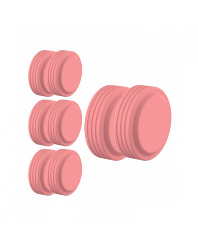 8pcs Wheels Protector Guard Cover Luggage Suitcase Chair Wheels Caster Cover Black