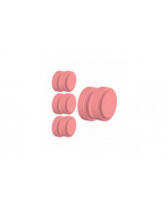 8pcs Wheels Protector Guard Cover Luggage Suitcase Chair Wheels Caster Cover Black