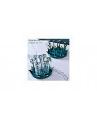 Water Mug Drainer Bottle Holder Pp Rotary Protective Hooks For Home Kitchen Portable Table Organizer Stylish Cup Rack