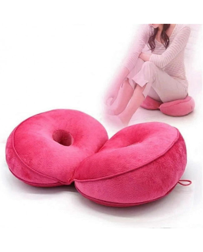 Coussin de siège orthopédique pour la sciatique - soulagement de la douleur à la hanche, rose