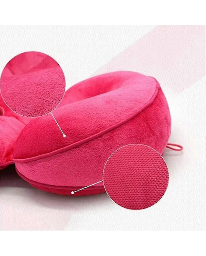 Coussin de siège orthopédique pour la sciatique - soulagement de la douleur à la hanche, rose