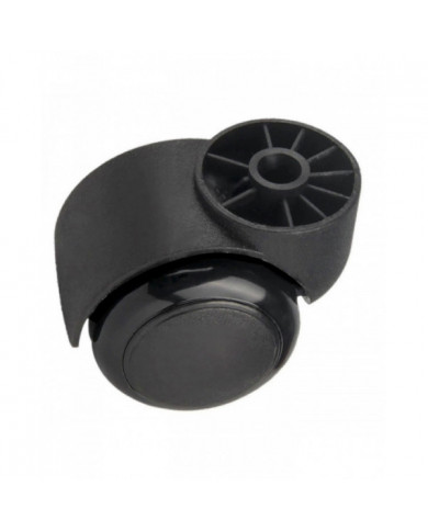 Roulette silencieuse sans tige noire de 2 pouces, roulettes de chaise de bureau, roulettes de chaise de [...]