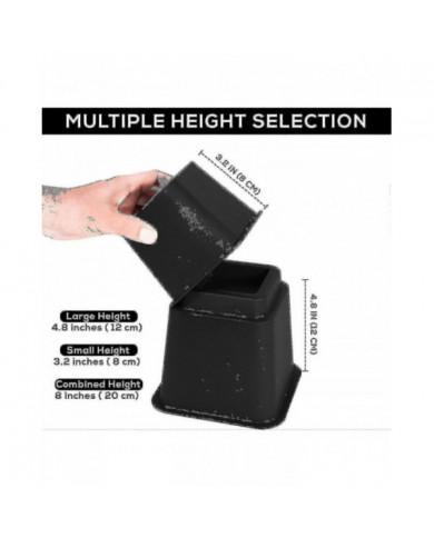 Colonnes montantes de meubles réglables de qualité supérieure de 8 pièces (4 hautes et 4 courtes) - Colonne [...]