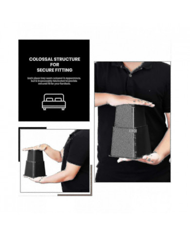 Colonnes montantes de meubles réglables de qualité supérieure de 8 pièces (4 hautes et 4 courtes) - Colonne [...]