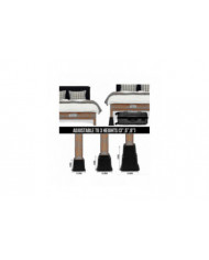 Colonnes montantes de meubles réglables de qualité supérieure de 8 pièces (4 hautes et 4 courtes) - Colonne [...]