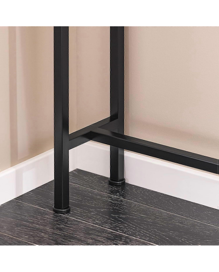 SoBuy Console Table d’entrée Table d’appoint Table de canapé de salon, FSB19-XL-SCH