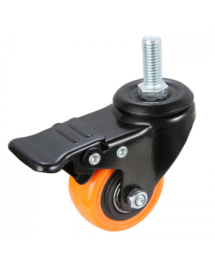 Roues pivotantes, 2 pouces, ensemble de 4, capacité de charge de 110 lb, roulettes pivotantes sans bruit pour [...]