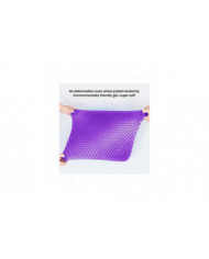 Orthopaedic Gel Seat Cushion, Sciatica Tailbone Pain Relief, Honeycomb Coccyx Cushion with Cloth Cover, for Home Office