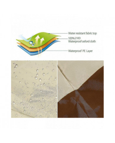 Outdoor Daybed Cover, Patio Daybed Cover Waterproof Dustproof Garden Patio Outdoor Daybed Furniture Cover Round [...]