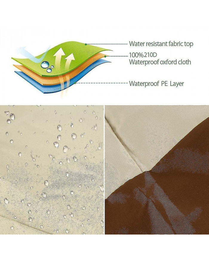 Outdoor Daybed Cover, Patio Daybed Cover Waterproof Dustproof Garden Patio Outdoor Daybed Furniture Cover Round [...]