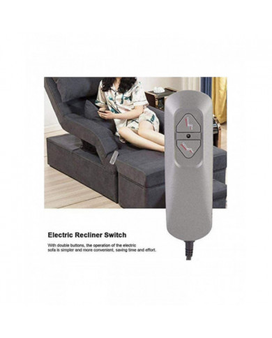 Contrôleur de fauteuil inclinable électrique à double bouton, Télésiège/Contrôleur manuel de canapé électrique, [...]