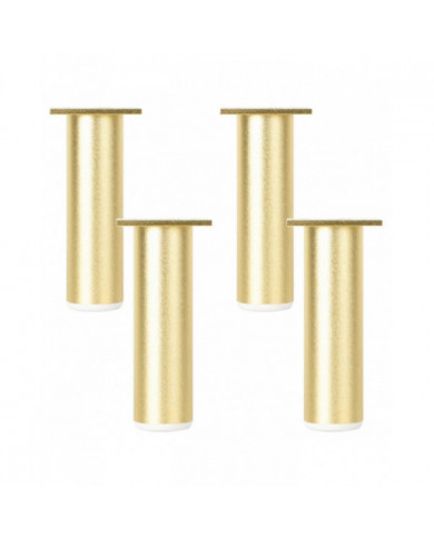 4 pieds de table basse pieds de canapé or, pieds de table réglables en hauteur, pied de tube rond, hauteur : [...]