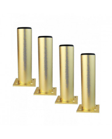 4 pieds de table basse pieds de canapé or, pieds de table réglables en hauteur, pied de tube rond, hauteur : [...]